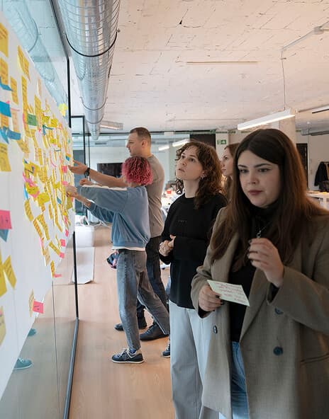 Documents team at the offsite event