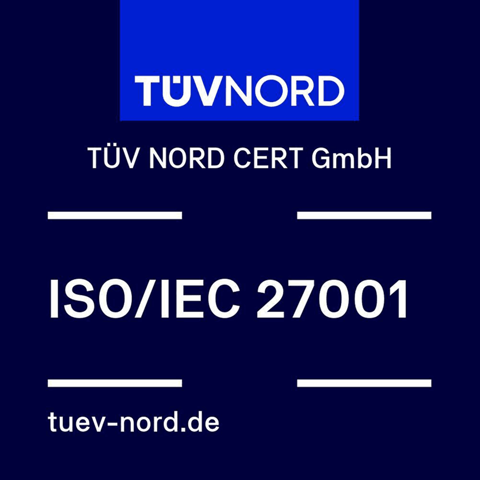 ISO/IEC 27001 certificate